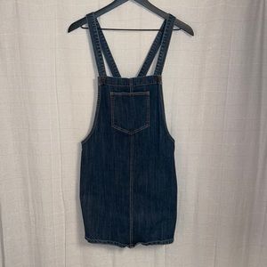 Denim overall dress